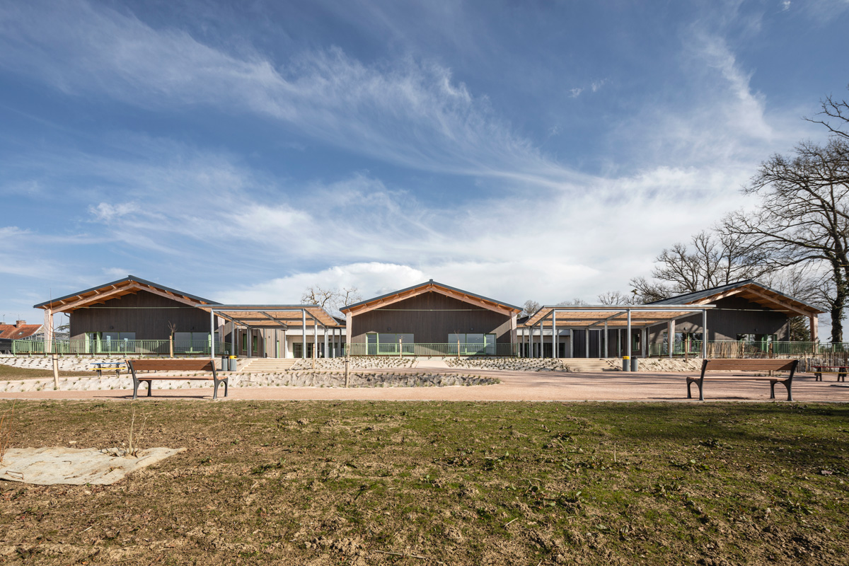 aménagement paysager école saint-fiel-creuse
